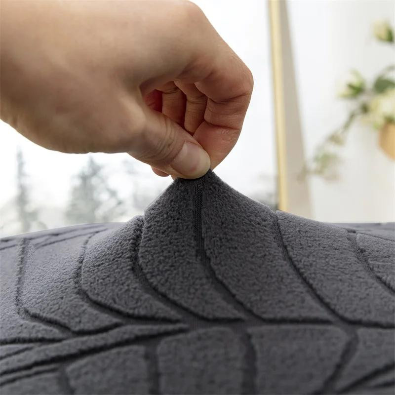 Bestbags Esszimmerstuhlbezug Einfarbig und Schmutzabweisend, Waschbare Elastische Sitzhülle für deinen Stuhl - Bild 2
