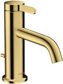 Hansgrohe Axor One Waschtisch-Einhebelmischer in Gold mit Pop-up-Abfluss - Bild 1