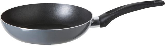 Mömax Bratpfanne Basic aus Aluminium mit Antihaftbeschichtung, Schwarz/Grau, Durchmesser: 20 cm - Bild 1