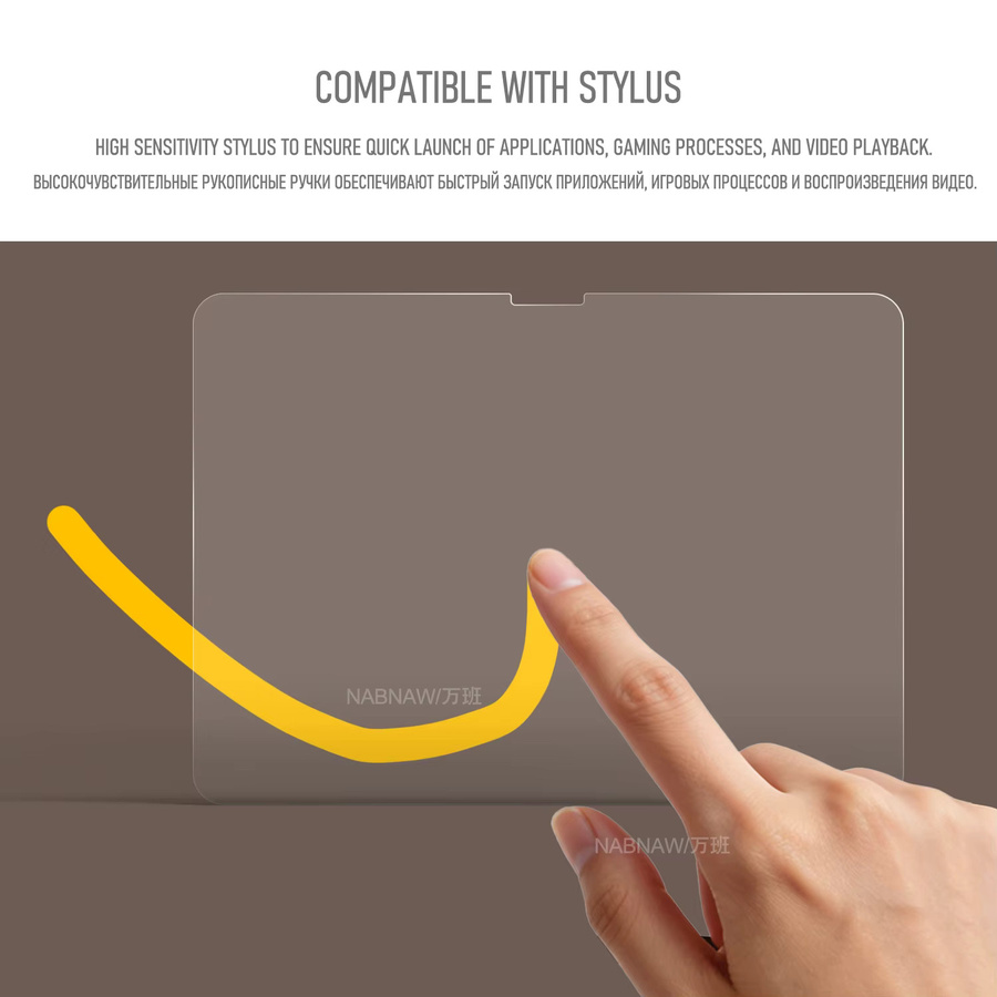 OnePlus Displayschutz aus gehärtetem Glas für OnePlus Pad 4 13,2 Zoll, HD, transparent, 2er-Pack - Bild 4
