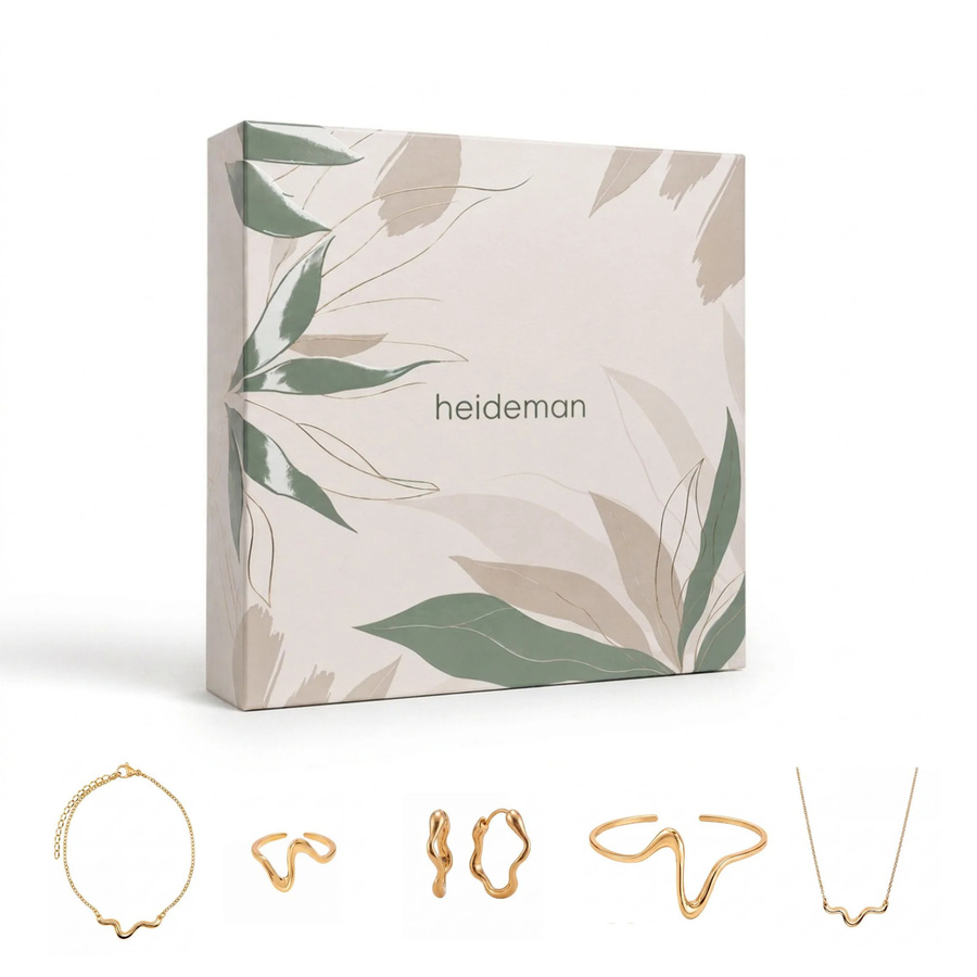 Heideman Summerbox Santorini, Edelstahl, Gold, Damen - Bild 1