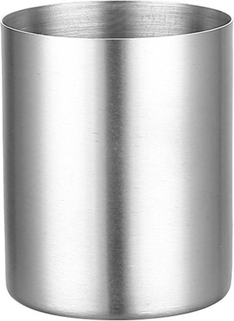 Stifthalter aus Edelstahl von pengtuXX in Silber als Schreibwaren Aufbewahrungseimer und Make-up Pinselhalter - Bild 1