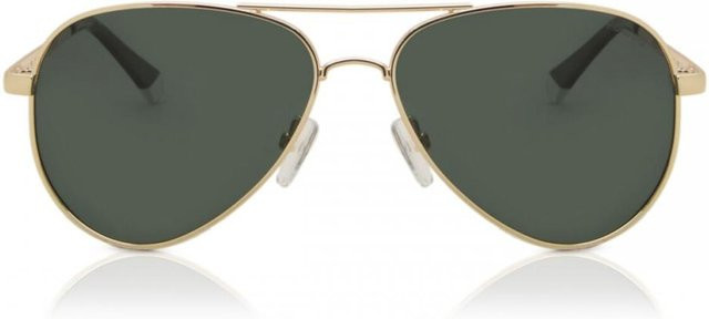 Polaroid PLD 6012N Sonnenbrille, Aviator, Vollrand, Metall, Gold/White, Unisex, polarisiert - Bild 1