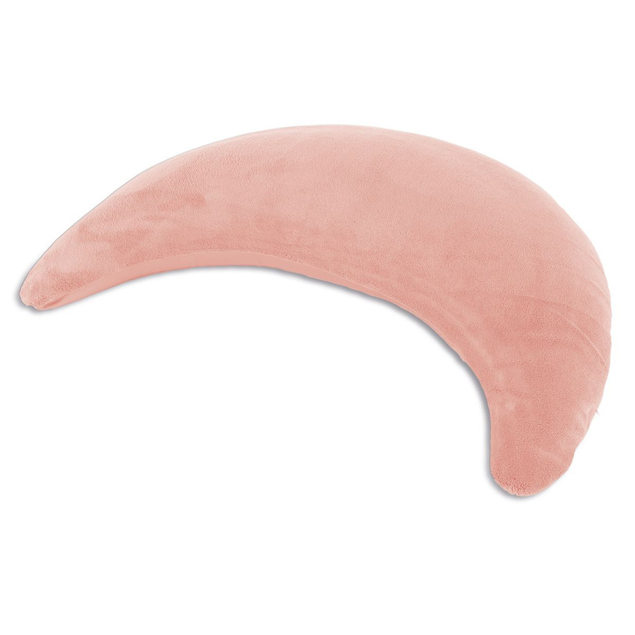 Theraline Stillkissen Der Plüschmond mit Mikroperlen-Füllung in Puderrosa, Breite: 140 cm - Bild 1