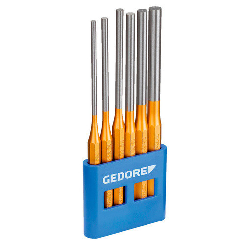 Gedore Splinttreiber-Satz 119 L in langer Form, 6-teilig mit PVC-Halter, Farben: Gold, Silber und Kupfer - Bild 2