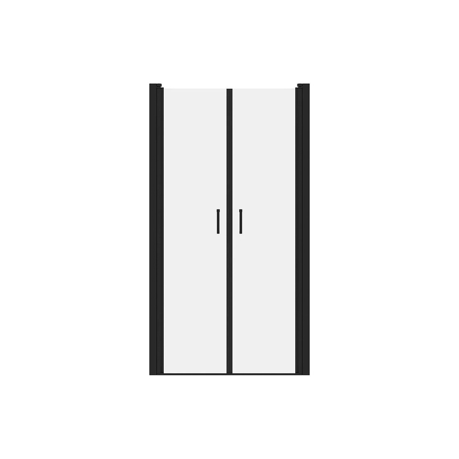 Vente-unique Duschtür Sarasota Schwarz Breite: 90 cm - Bild 2