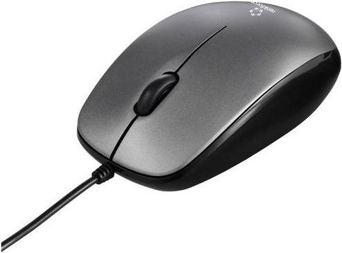 Renkforce RF-5805910 Optische Maus kabelgebunden in Grau mit 1000 dpi und Scrollrad - Bild 1