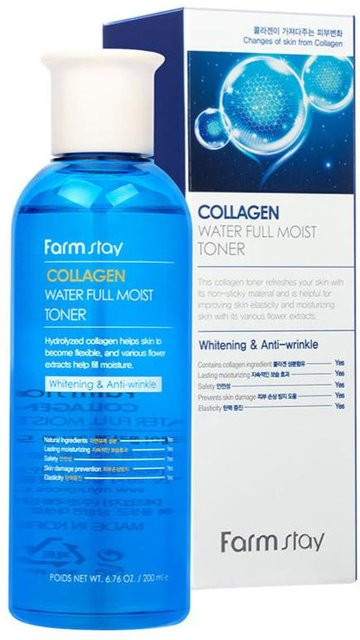 Farmstay Kollagen Wasser Toner, 200 ml, Unisex - Bild 1