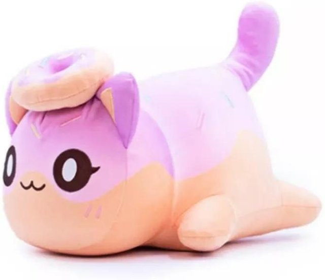 Aphmau Meows Katze Plüschtier, Meemeow Gefülltes Donut Katze Plushies, ab 3 Jahren - Bild 1