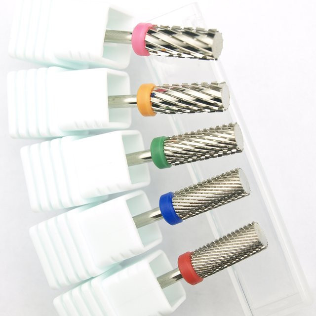 Easy Nail Nagelbohrer aus Hartmetall, silberfarben, Unisex - Bild 1