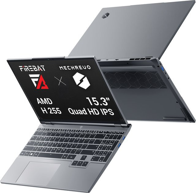 FIREBAT WUJIE 15X Pro Gaming-Laptop mit AMD Ryzen 7, 15,3 Zoll 2,5K 120Hz Display, 16GB RAM, 512GB SSD, Windows 11, WiFi 6 und Bluetooth 5.2 - Bild 1
