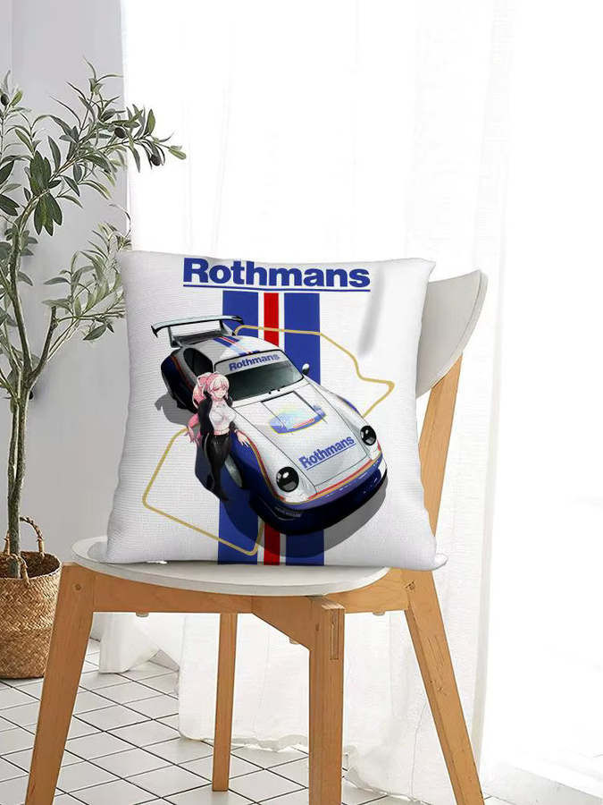 R_RothmanS Kissenbezug aus Plüsch mit Grafik-Motiv, schwarz und mehrfarbig, B/H: 30 x 30 cm - Bild 5