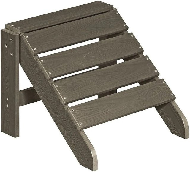 NEG Adirondack Fußbank Marcy in Braungrau - Bild 1