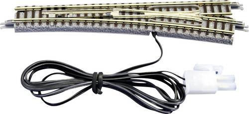 Rokuhan 7297040 Z Gleis mit Bettung Weich, elektrisch, rechts, Spur Z, 490mm - Bild 1