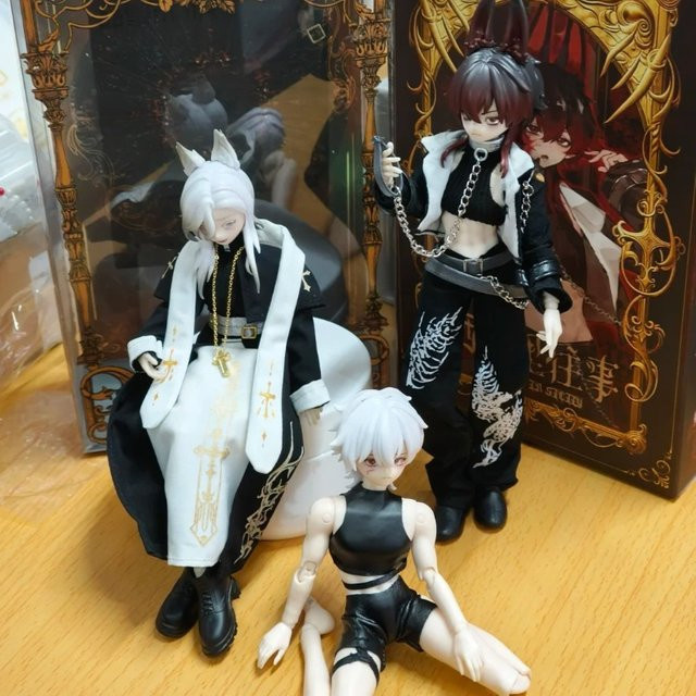 Jidongshunxi Anime Figur Sizilien Vergangenheit Die Geschichte Serie Mjd Blind Box mit beweglichen Gelenken, Multicolor, Höhe: 17 cm - Bild 1