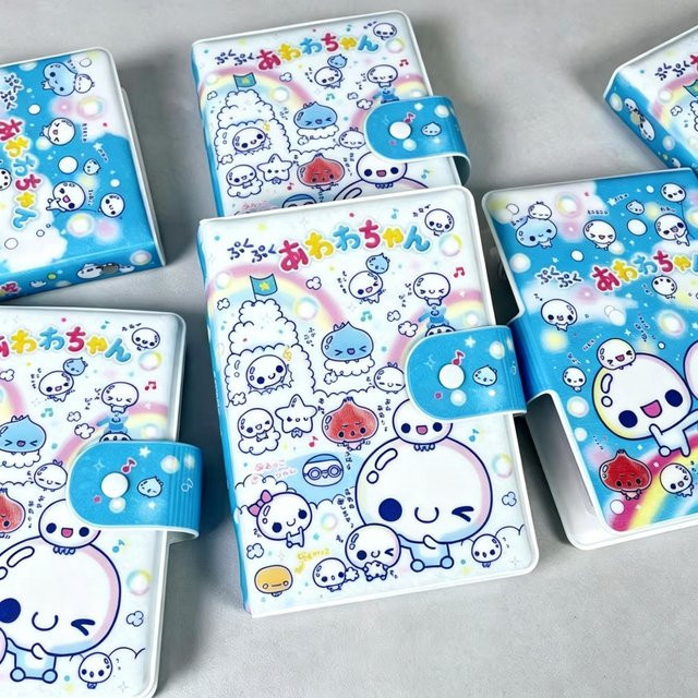 Retro Japanisches A7 Notizbuch mit Hardcover und Bubble-Release Design in Multicolour - Bild 1