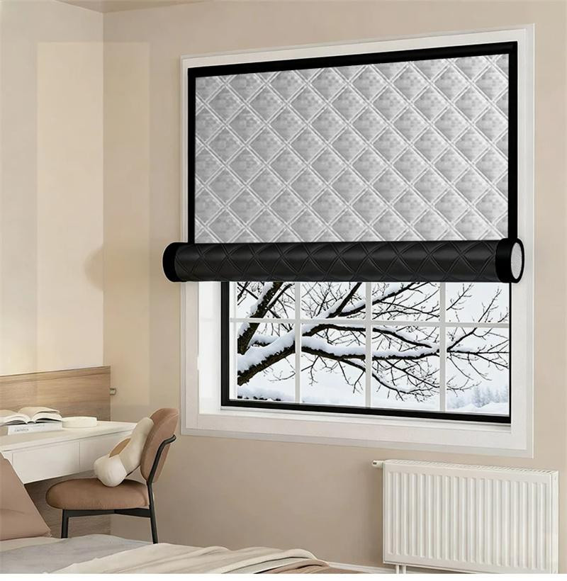 Decor Home 888 Thermische Fensterfolie Selbstklebend Verdickt zur Wärmedämmung B: 80 cm, H: 100 cm - Bild 3