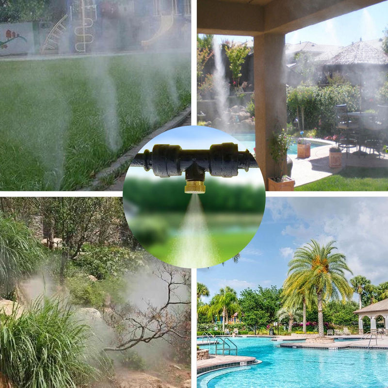 TOMTOP JMS DIY Sprayer Kit Outdoor Beschlagungskühlsystem mit Sprinklern und Verbindern, Farbe: Beige - Bild 8