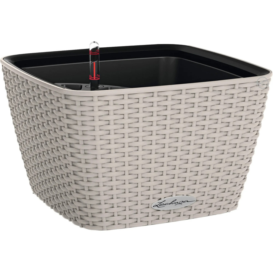 Lechuza Pflanzschale Bacino Cottage Sandbraun mit Bewässerungssystem B: 30 cm, T: 30 cm, H: 30 cm - Bild 2