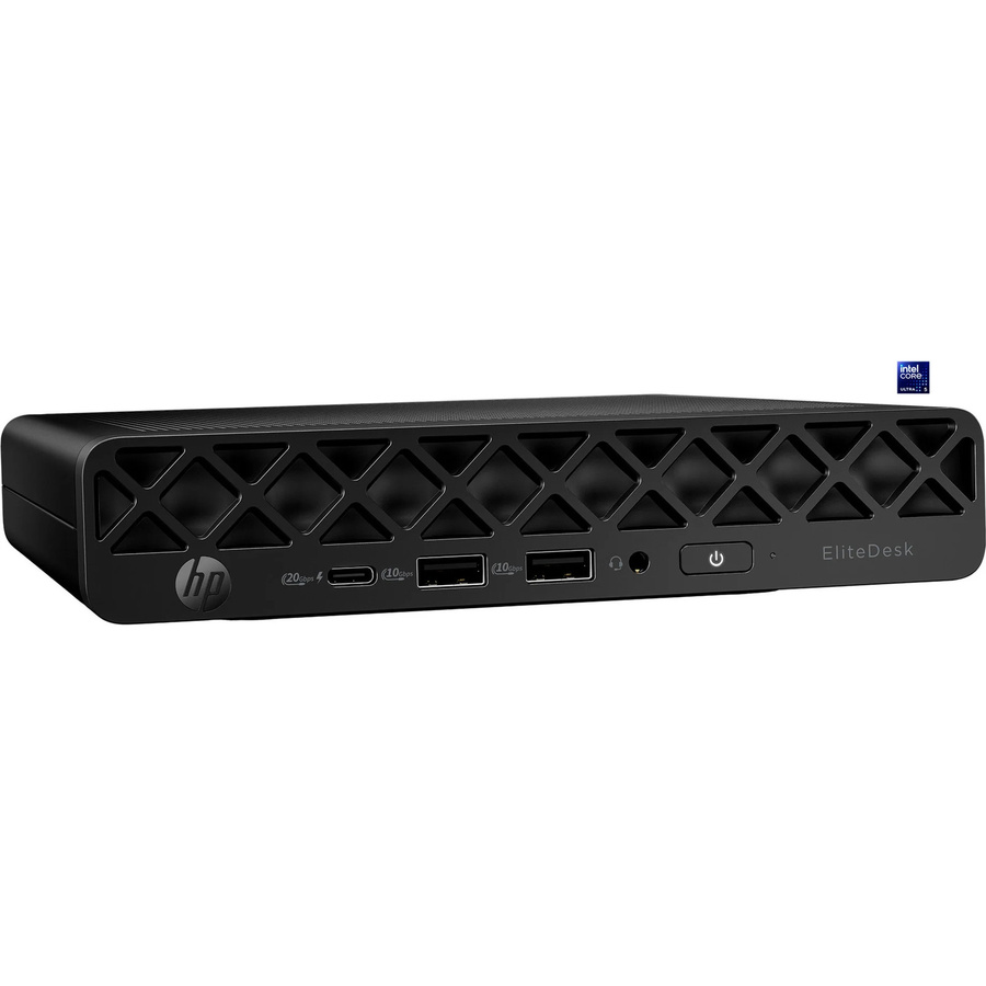HP EliteDesk Mini 8 G1i (623J9ET) PC-System in Schwarz mit Intel Prozessor, 16 GB RAM, 512 GB SSD, Windows und Anschlüssen wie HDMI, DisplayPort, Thunderbolt sowie Wi-Fi und Ethernet - Bild 1