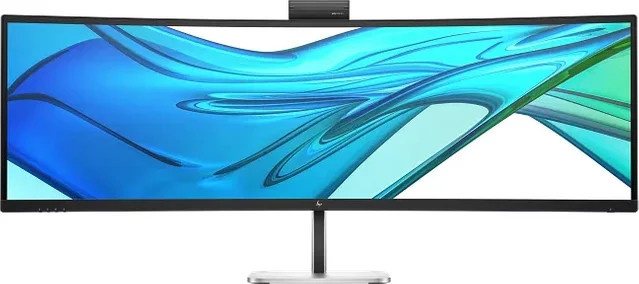 HP Series 5 Pro 549pm Konferenz-Monitor, 49 Zoll Curved DQHD LED-Monitor, 165Hz, USB-C, Schwarz/Silber - Bild 1