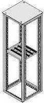 Schroff VARISTAR Fachboden statisch grau, Breite: 48,30 cm, für 600 mm Tiefe, Traglast 75 kg - Bild 1