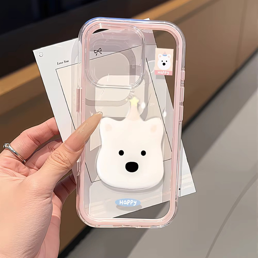 Transparente Handyhülle West Highland White Puppy für Samsung S26 Ultra S25 Plus A55 A56 A57 A35 A36 A37 A16 A17 A26 A06 A07 A05 in Pink - Bild 4