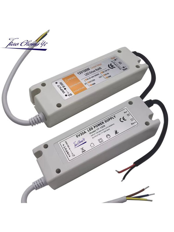 TiaoChongYi LED-Treiber Netzteil für LED-Streifen mit 60 W, 12 V DC und 5 V DC, AC 110 V - 220 V - Bild 4