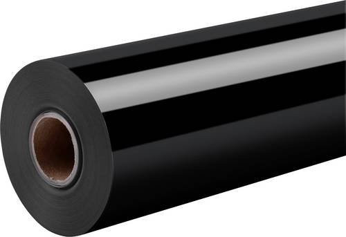 Loklik Matless Plotterfolie Glänzend Schwarz B: 33 cm, L: 150 cm - Bild 1