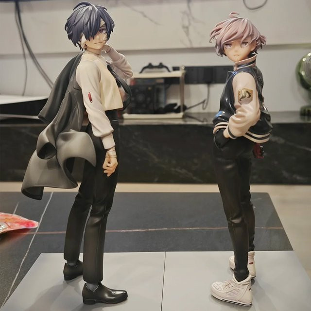 Bandai Bungo Stray Dogs Nakahara Chuya Dazai Osamu Actionfiguren, Kunststoff - Bild 1