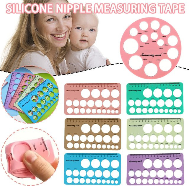 Doppelseitiges Silikon-Messlineal als Zubehör für die Milchpumpe zur effizienten Fütterung und Versorgung deines Babys - Bild 1