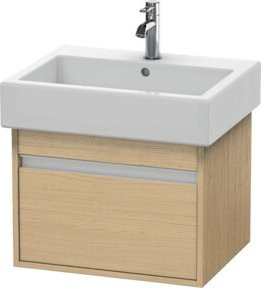 Duravit Waschtischunterschrank Ketho in Beige mit einem Auszug, wandhängend, B/T: 55 x 44 cm - Bild 1