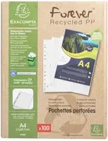 Exacompta Prospekthüllen Forever DIN A4, transparent, genarbt, 100 Stück - Bild 2