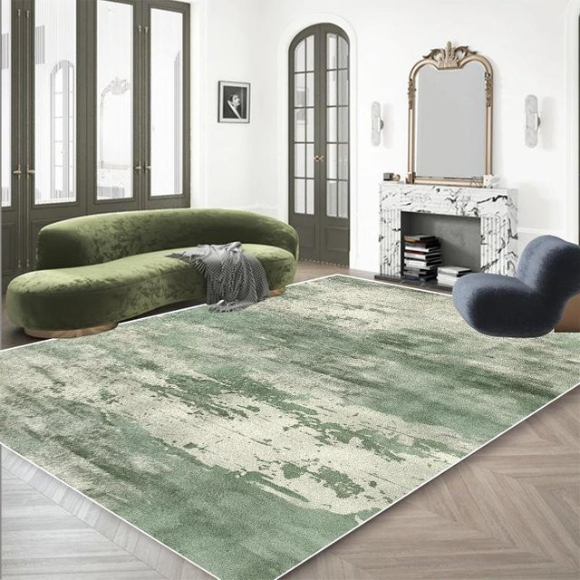 Karpetti Teppich in Grün mit abstraktem Streifenmuster, modern und rutschfest, B/T: 200 x 300 cm - Bild 1