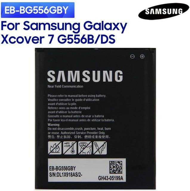 Samsung Ersatzakku EB-BG556GBY in Schwarz für Galaxy Xcover 7 G556B G556BU1 G556B/DS inklusive Werkzeug - Bild 1