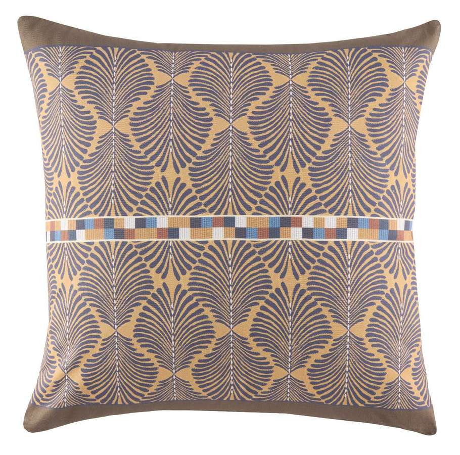 Bassetti Kissenhülle Twill NAIROBI in Caffe Braun, B/B: 40 x 40 cm - Bild 1