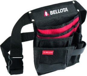 bellota Werkzeuggürtel aus Nylon in Schwarz mit 4 Taschen - Bild 1