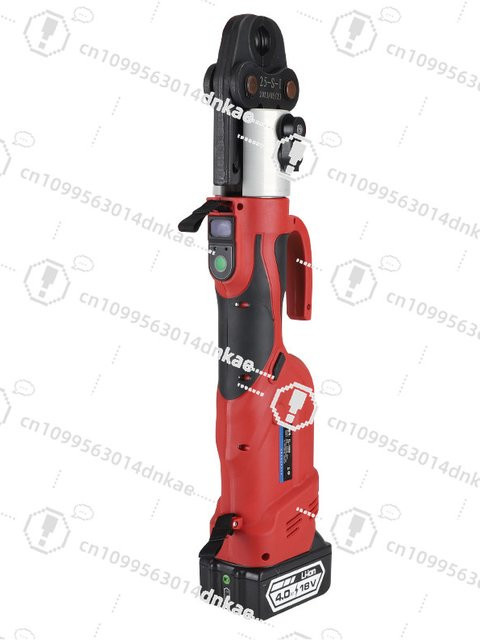 Elektrische Edelstahl Rohr Crimpen Zange CL-15-50 in Rot mit tragbarer Patrone und Ringdruck - Bild 1