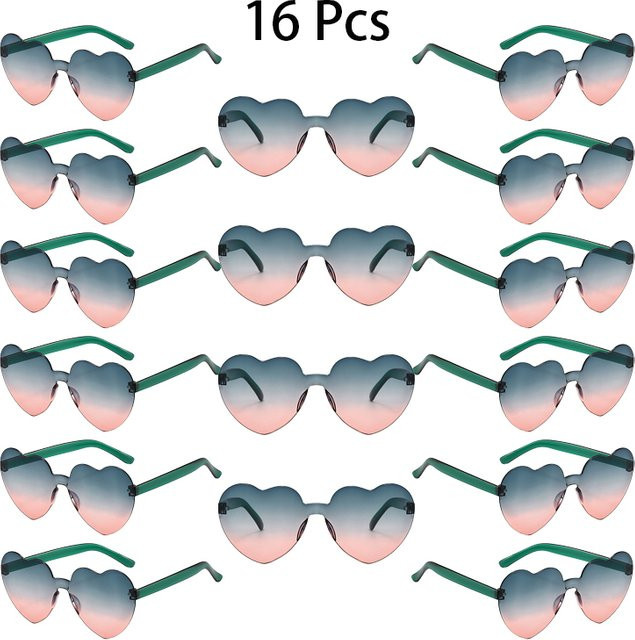 KAMMPT Sonnenbrille, randlos, herzförmig, multicolor, Damen - Bild 1