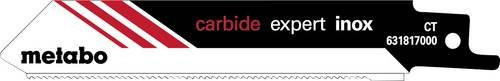 Metabo Expert Inox Säbelsägeblätter für Metall, 2er-Set, 115 mm, 18 TPI, Carbide Tipped - Bild 1
