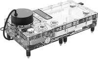 Alphacool Core Flat Reservoir 240 Ausgleichsbehälter Rechts, transparent - Bild 1