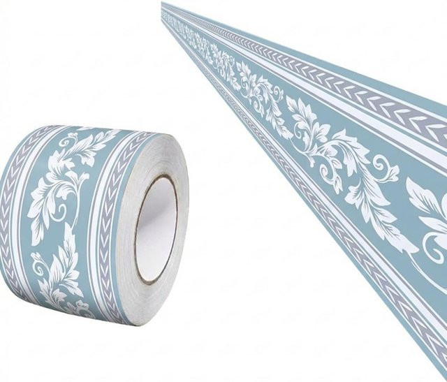 Selbstklebende Wandbasis Zhqghua als verdickter Wandaufkleber im Classic Style, Farbe: Blau - Bild 1