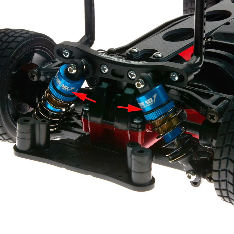 Tamiya Aluminium-Ölstoßdämpfer-Kit, Ersatzteile, Metall - Bild 2