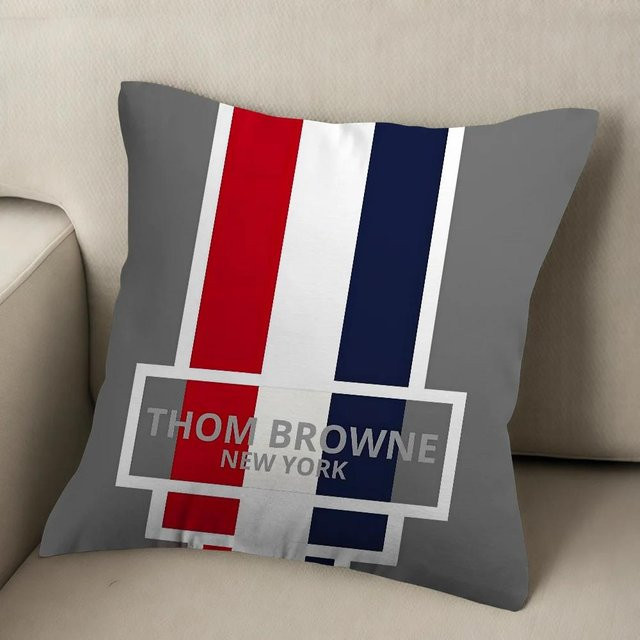 JMG Clothing Kissenbezug B-Browne in Grau mit Streifenmuster, B/H: 45 x 45 cm - Bild 1
