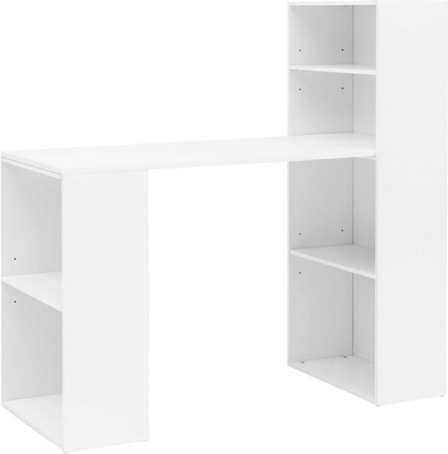 Wohnling Schreibtisch Weiß B/H/T: 120 x 50 x 120 cm - Bild 1