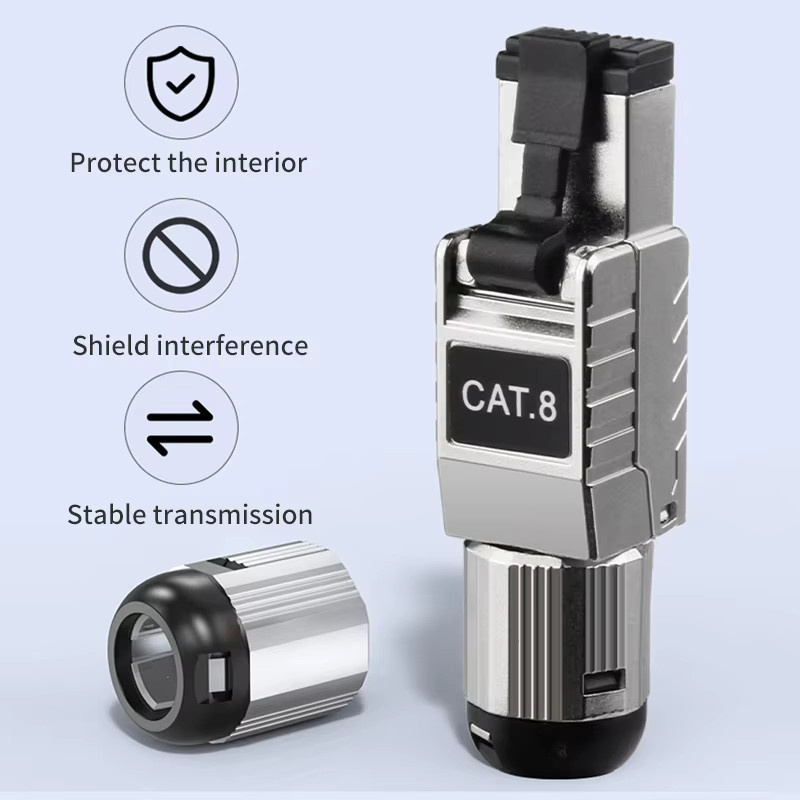 Yytcg Cat8 Ethernet Kabel mit 40Gbps Hochgeschwindigkeit, S/FTP UTP Netzwerk-LAN Kabel mit RJ45 Anschluss für Router und Laptops - Bild 5