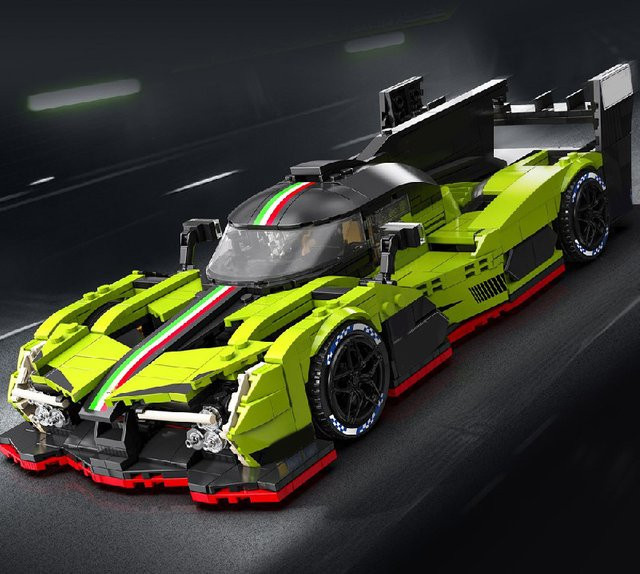 barweer Le Mans LBG SC63 Rennwagen, Baukasten, 1186 Teile - Bild 1