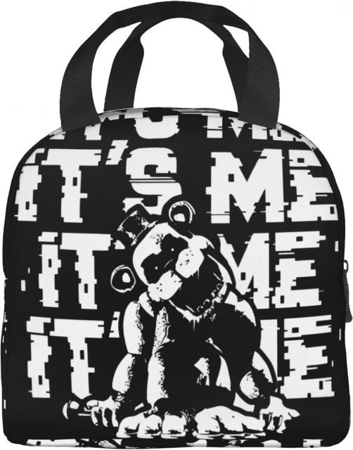 FNAF Isolierte Lunchtasche von Fancy Style Studio in Schwarz - Bild 1