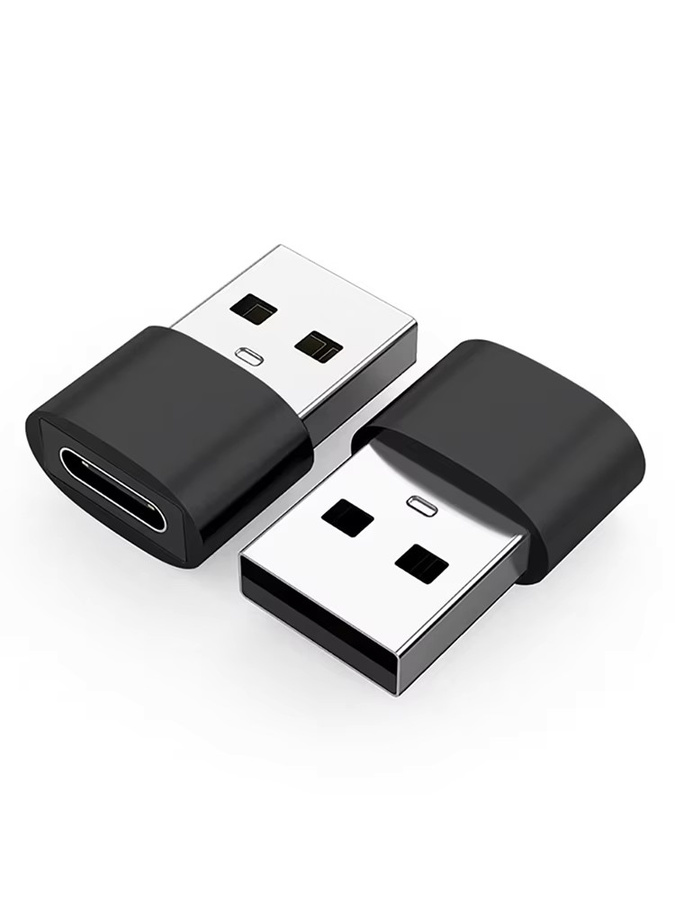 NNBILI 5er Set USB auf Typ C Adapter, USB-C Buchse auf USB-A Stecker, Konverter in Gold für iPhone, Samsung und Laptops - Bild 4
