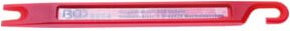BGS Bremsleitungs-Schaber rot mit Kunststoffgriff L: 16,0 cm, B: 1,4 cm, H: 0,6 cm - Bild 1